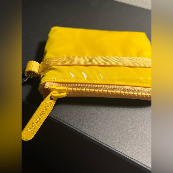 LeSportsac Yellow keychain zipper pouch ⭐️ - Picture 2 of 6